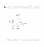 PEDALE DE FREIN pour Kawasaki NINJA ZX-6R
