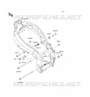 PIECE DE CADRE (COUVERTURE) pour Kawasaki NINJA ZX-6R