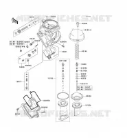 PI&Egrave;CES DE CARBURATEUR pour Kawasaki NINJA ZX-6R