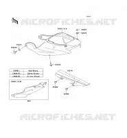 CACHE LAT&Eacute;RAL/GARDE CHAINE pour Kawasaki NINJA ZX-6R