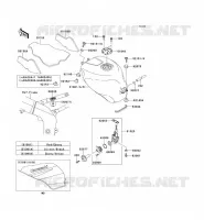 RESERVOIR CARBURANT pour Kawasaki NINJA ZX-6R