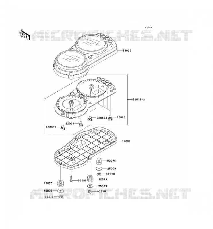 COMPTEURS Kawasaki MOTOS 600 2000 NINJA ZX-6R  ZX600-J1P