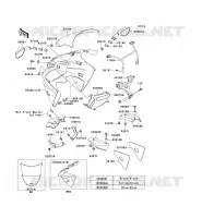 CARENAGE pour Kawasaki NINJA ZX-6R