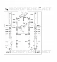 FOURCHE pour Kawasaki NINJA ZX-6R