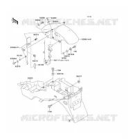 GARDE BOUE pour Kawasaki NINJA ZX-6R