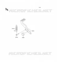PEDALE DE FREIN pour Kawasaki NINJA ZX-6R