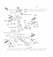 REPOSE PIED pour Kawasaki NINJA ZX-6R