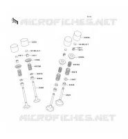 SOUPAPE pour Kawasaki NINJA ZX-6R