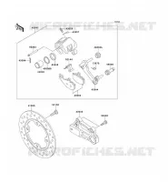 FREIN ARRIERE pour Kawasaki NINJA ZX-6R