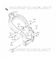 PIECE DE CADRE (COUVERTURE) pour Kawasaki NINJA ZX-6R