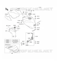 RESERVOIR CARBURANT pour Kawasaki NINJA ZX-6R
