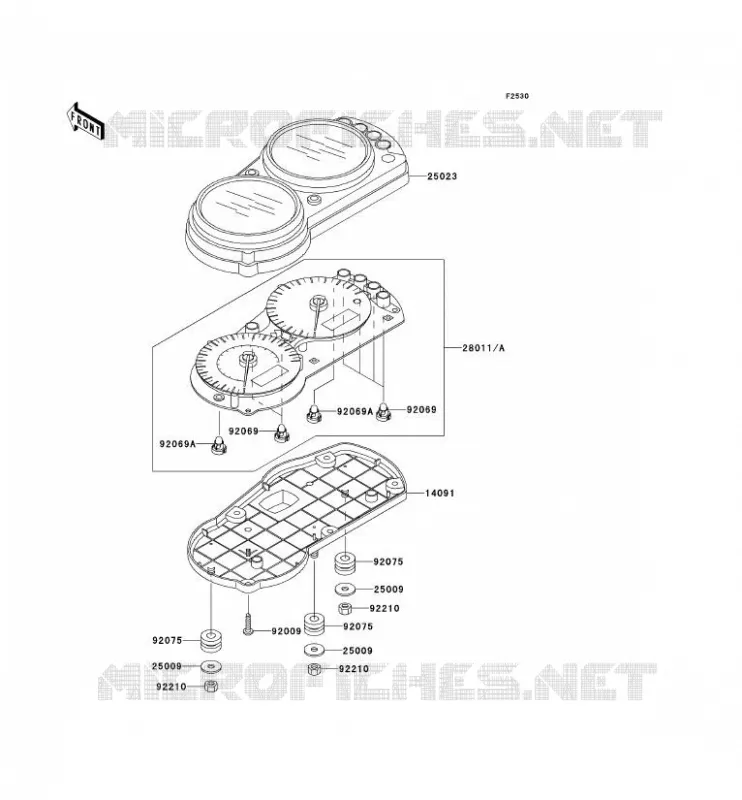 COMPTEURS Kawasaki MOTOS 600 2001 NINJA ZX-6R  ZX600-J2P