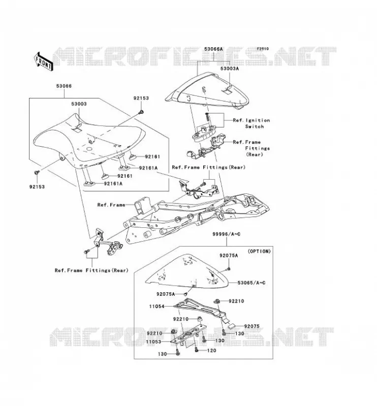 SELLE Kawasaki MOTOS 600 2007 NINJA ZX-6R  ZX600P7F
