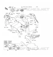 RESERVOIR CARBURANT pour Kawasaki NINJA ZX-6R