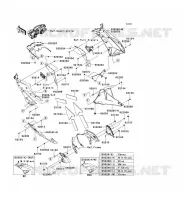 CARENAGE INFERIEUR pour Kawasaki NINJA ZX-6R