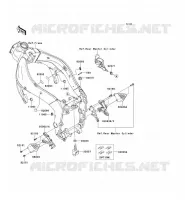 PIECE DE CADRE(AVANT) pour Kawasaki NINJA ZX-6R