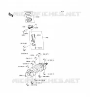 VILEBREQUIN/PISTON pour Kawasaki NINJA ZX-6R