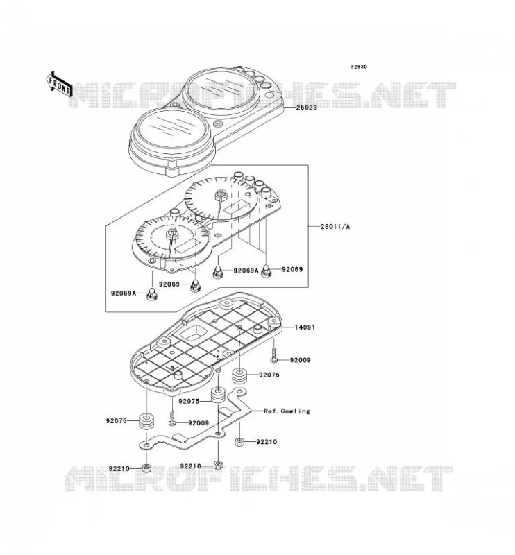 COMPTEURS Kawasaki MOTOS 636 2002 NINJA ZX-6R  ZX636-A1P