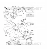 RESERVOIR CARBURANT pour Kawasaki NINJA ZX-6R