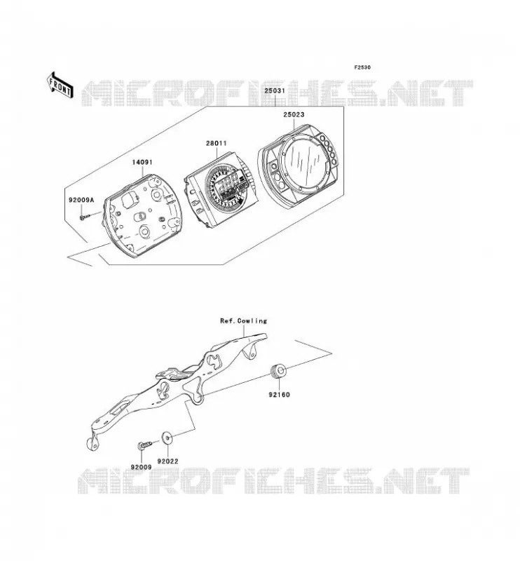 COMPTEURS Kawasaki MOTOS 636 2006 NINJA ZX-6R  ZX636C6F