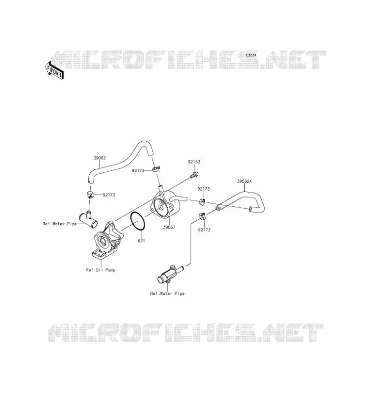 RADIATEUR D'HUILE Kawasaki MOTOS 636 2013 NINJA ZX-6R ABS  ZX636FDF