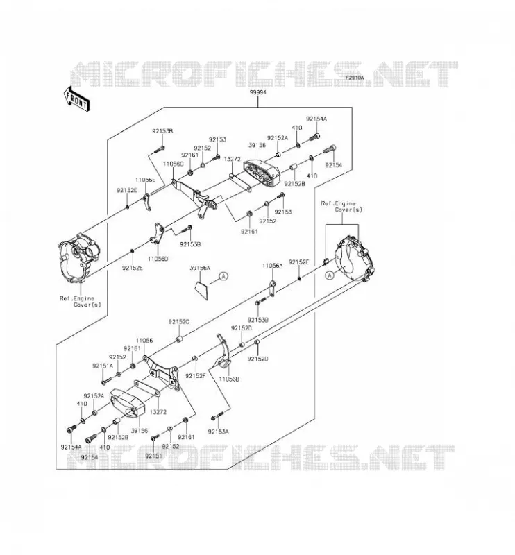ACCESSOIRE (PROTECTION MOTEUR) Kawasaki MOTOS 636 2014 NINJA ZX-6R ABS  ZX636FEF