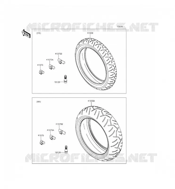 PNEUS Kawasaki MOTOS 636 2014 NINJA ZX-6R ABS  ZX636FEF