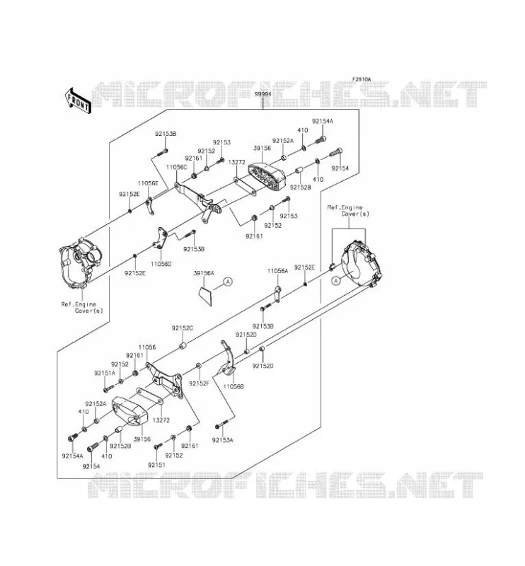 ACCESSOIRE (PROTECTION MOTEUR) Kawasaki MOTOS 636 2014 NINJA ZX-6R ABS  ZX636FEF