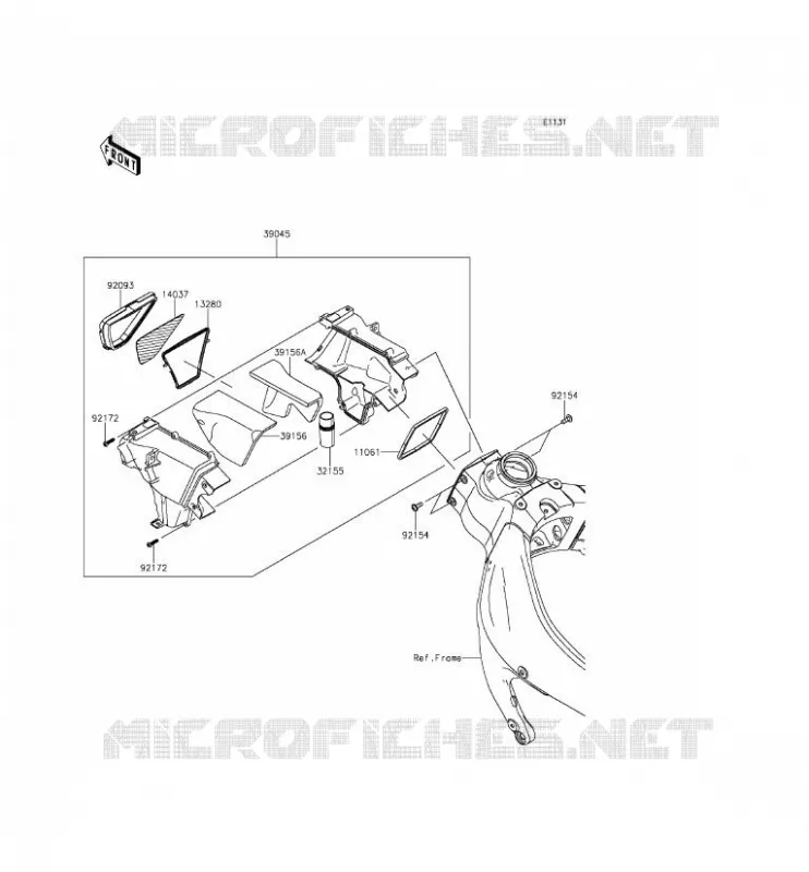 MANCHON Kawasaki MOTOS 636 2014 NINJA ZX-6R ABS  ZX636FEF
