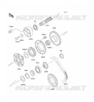 ARBRE GENERATEUR pour Kawasaki ZXR750