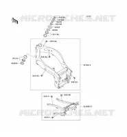 CH&Acirc;SSIS pour Kawasaki ZXR750