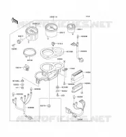 COMPTEURS pour Kawasaki ZXR750