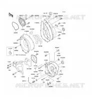 COUVERCLES MOTEUR pour Kawasaki ZXR750