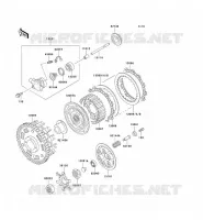 EMBRAYAGE pour Kawasaki ZXR750