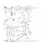 RESERVOIR CARBURANT pour Kawasaki ZXR750