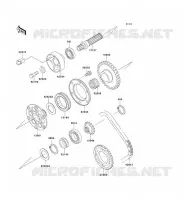 ARBRE GENERATEUR pour Kawasaki ZXR750
