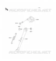 BEQUILLE pour Kawasaki ZXR750
