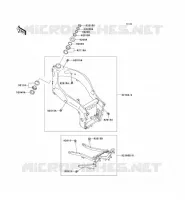 CH&Acirc;SSIS pour Kawasaki ZXR750