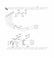 &Eacute;CHAPPEMENT pour Kawasaki ZXR750