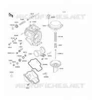 PI&Egrave;CES DE CARBURATEUR pour Kawasaki ZXR750