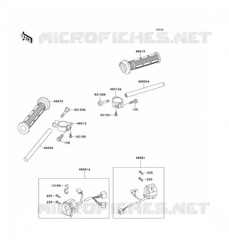 GUIDON Kawasaki MOTOS 750 1992 ZXR750  ZX750-J2
