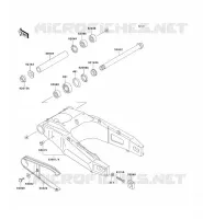 BRAS OSCILLANT pour Kawasaki ZXR750