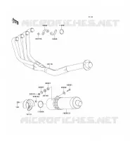 &Eacute;CHAPPEMENT pour Kawasaki ZXR750