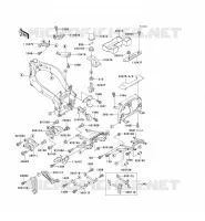 ELECTRO BRACKET pour Kawasaki ZXR750