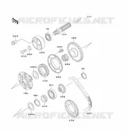 ARBRE GENERATEUR pour Kawasaki ZXR750