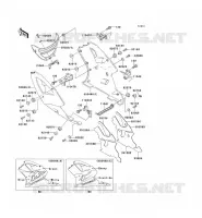 CARENAGE INFERIEUR pour Kawasaki ZXR750