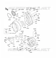 COUVERCLES MOTEUR pour Kawasaki ZXR750