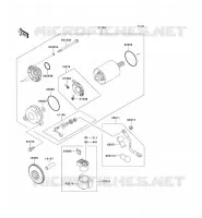 D&Eacute;MARREUR pour Kawasaki ZXR750