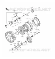 EMBRAYAGE pour Kawasaki ZXR750