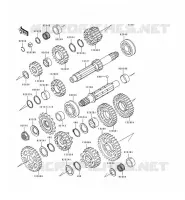 TRANSMISSION pour Kawasaki ZXR750